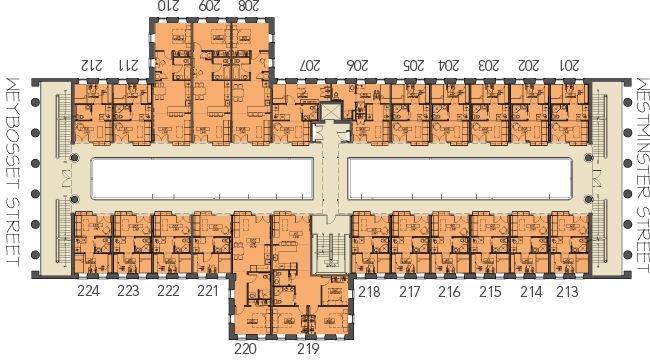 mall transformat in cladire rezidentiala arcade providence 7