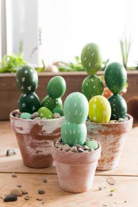 decorațiuni ouă-cactuși