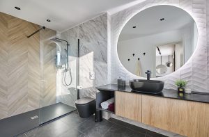 apartament cu semineu baie matrimoniala