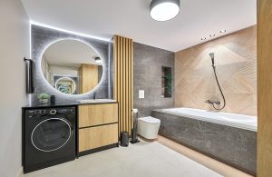 apartament cu semineu baie matrimoniala