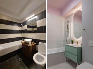 amenajare apartament 3 camere baie