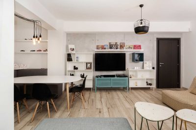 Un apartament cu look nordic in Capitala